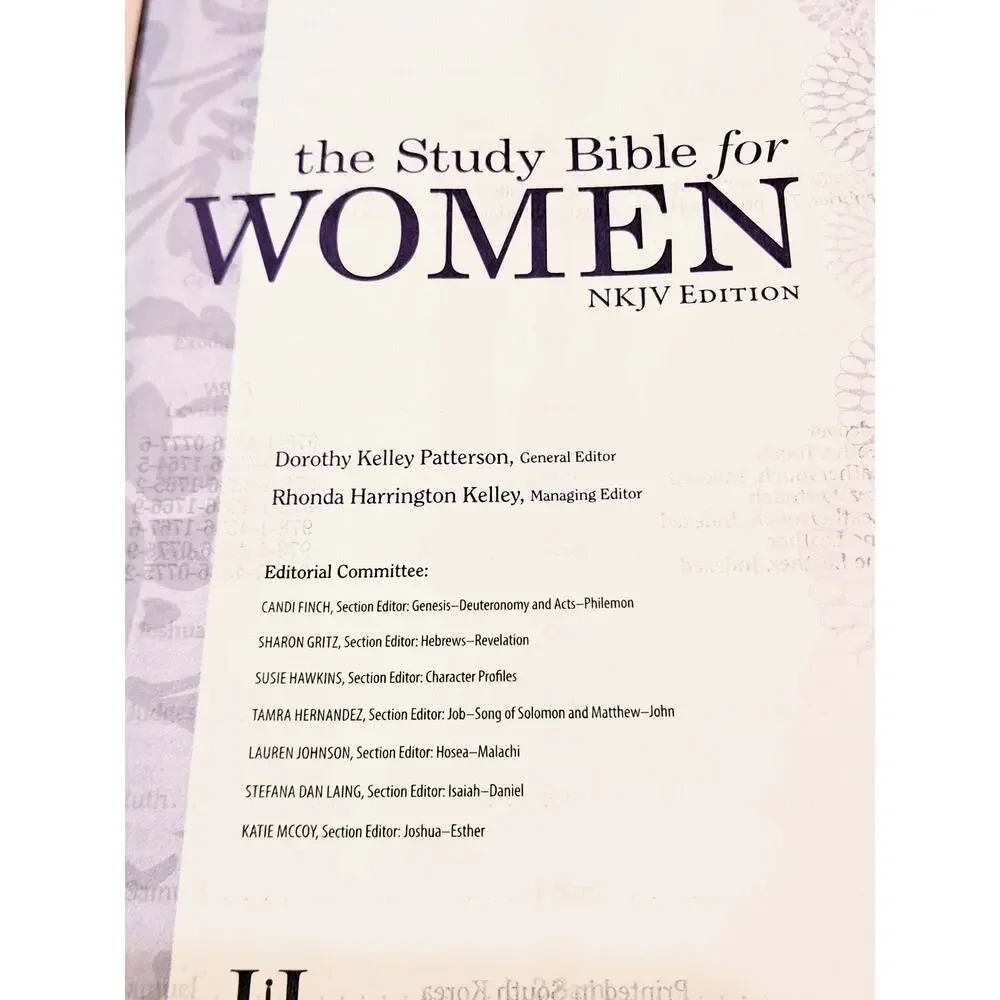 Study Bible for Women: NKJV Edition (2015 1st Ed. Purple HC no DJ)
